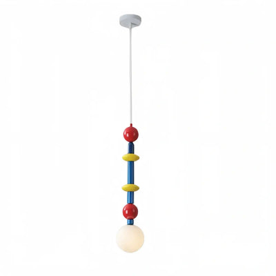 Vivara Cartoon Pendant Light – Iron & Acrylic Multicolor for Children's Room