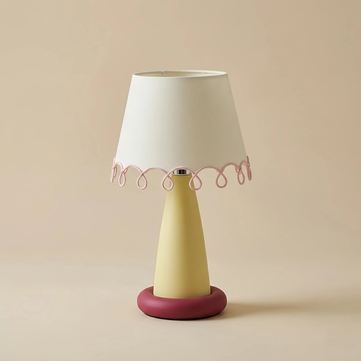 Morandia Nordic Table Lamp--Metal and Fabric for Bedroom