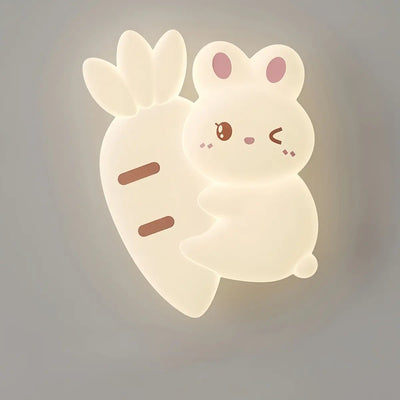 Vivara Cartoon Ceiling Lamp -- Iron & PE White for Bedroom Detail