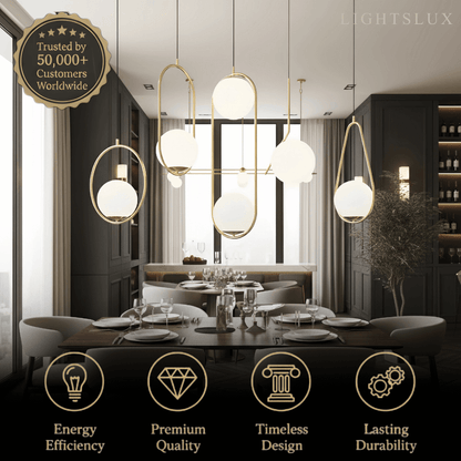 Pendant Light in 5 Style for Dining Room/Living Room