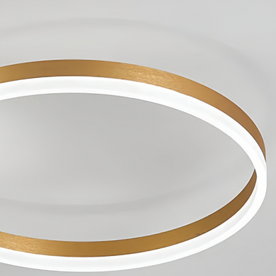 Ring Black/Gold Celing Light, 4Style, for Bedroom/Living Room/Commercial