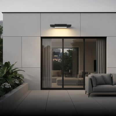 Arcato Modern Waterproof Wall Sconce, 2 Size,for Tarrace/Garden
