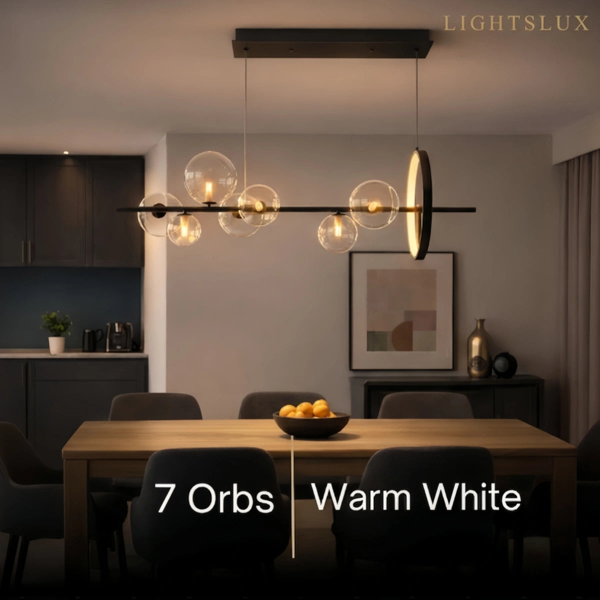 Nebula Minimalist Chandelier – Nordic Ceiling Light for Dining Room/KItchen Island
