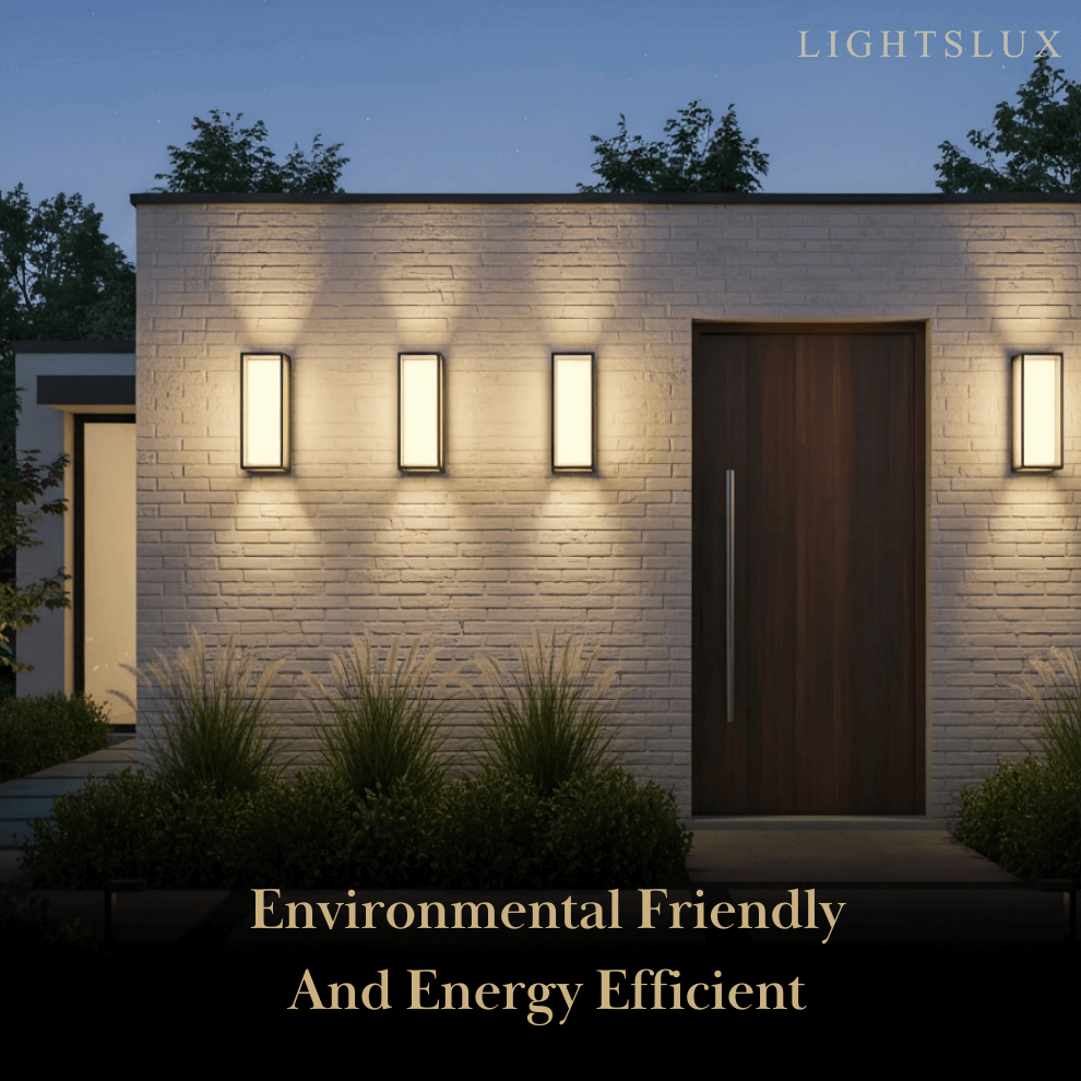 Minimalist Outdoor Wall Sconce in Black Stainless Steel with Adjustable LED Lighting