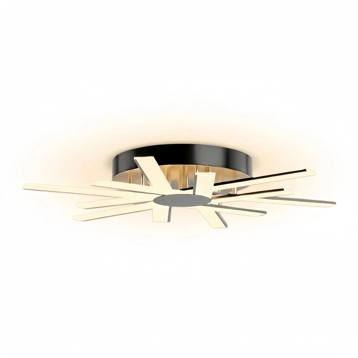 Nebula Modern Star Radiating Ceiling Light – Black/GoldAcrylic Rods for Living Room
