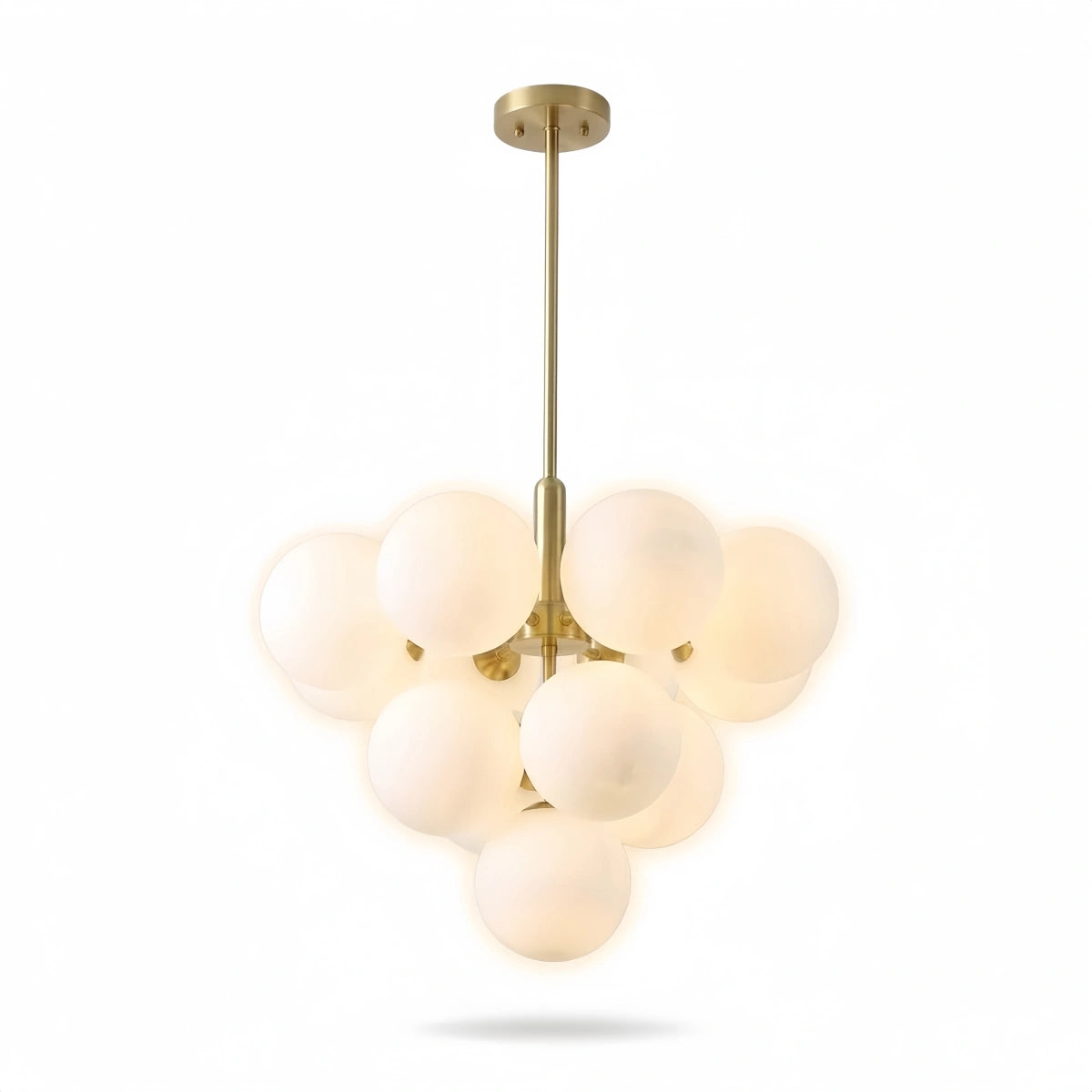 Excelis Modern Sparkle Star Ceiling Light – Radiating Acrylic Rods Flush Mount