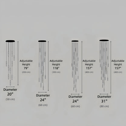 Luxury Cascade Crystal Chandelier 