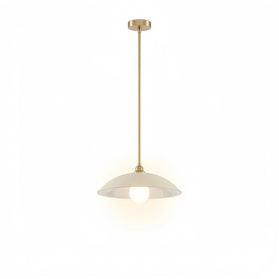Sandora Modern Alabaster Dome Pendant – Brushed Gold Frame Soft Inviting Glow Kitchen Island