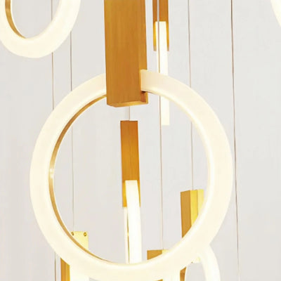 Excelis Luxury Layered Ring Chandelier