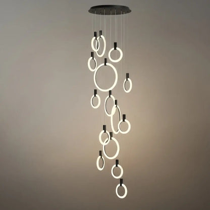 Excelis_Luxury_Layered_Ring_Chandelier