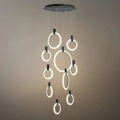 Excelis_Luxury_Layered_Ring_Chandelier