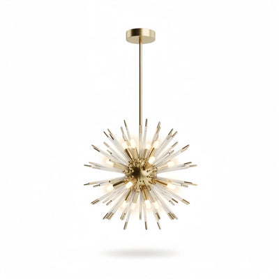 Excelis Organic Crystal Chandelier – Ethereal Shape Whimsical Storybook Charm Kitchen Island