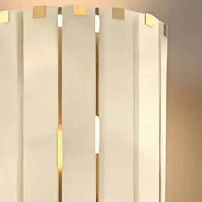 Excelis Modern Vertical Alabaster Wall Sconce