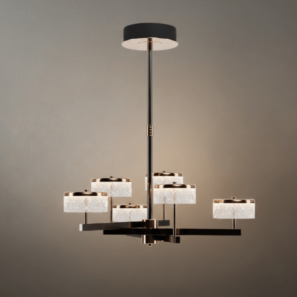Excelis_Modern_Luxury_Tiered_Gold_Pearl_Black_Chandelier
