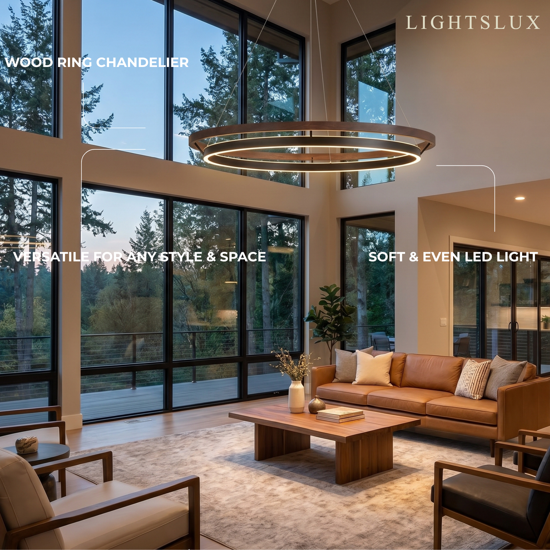 Zenno Modern Farmhouse Chandelier