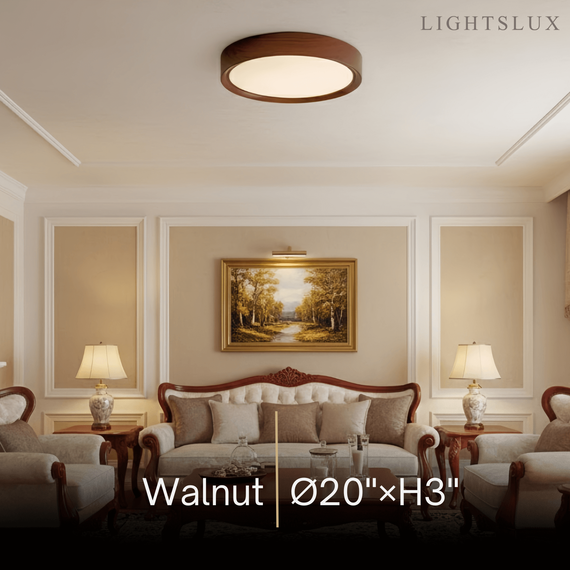 Zenno Modern Flush Mount Ceiling Light