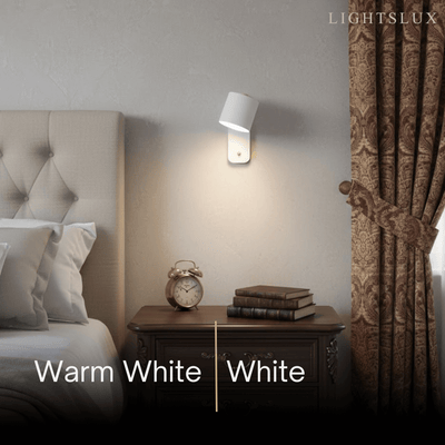 Modern Wall Lamp – Rotatable Cylinder Macaron Color Palette