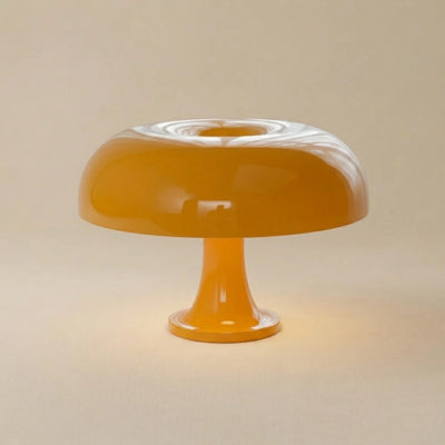 Mid-Century Modern Mushroom Table Lamp — ABS Plastic Iconic Design