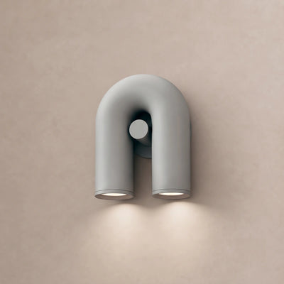 Prisma Modern Modular Wall Lamp — Movable U-Shape ABS & Aluminum Light