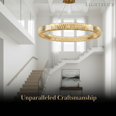Modern Interlaced Ring Pendant Light 