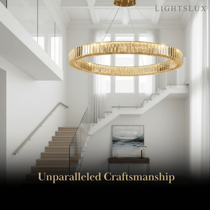 Modern Interlaced Ring Pendant Light 