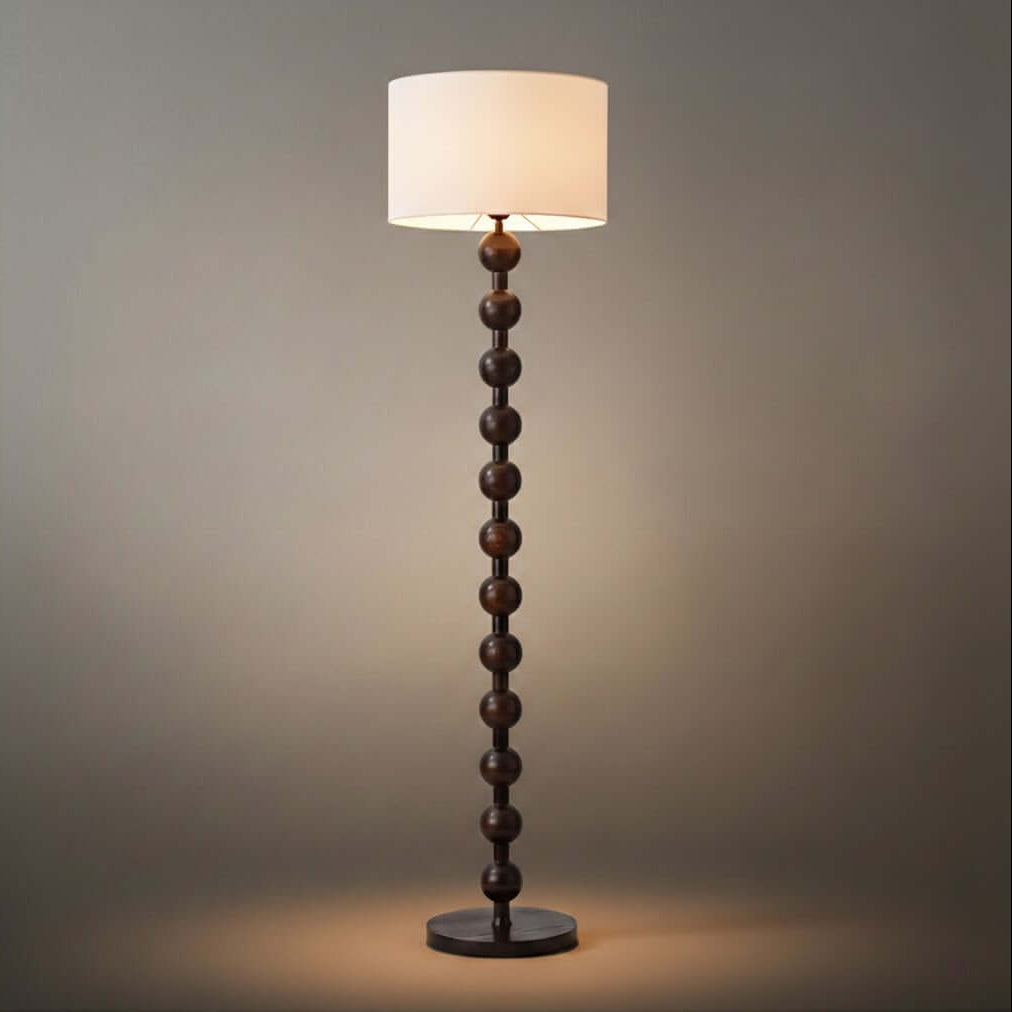 Solid Ash Wood Floor Lamp 