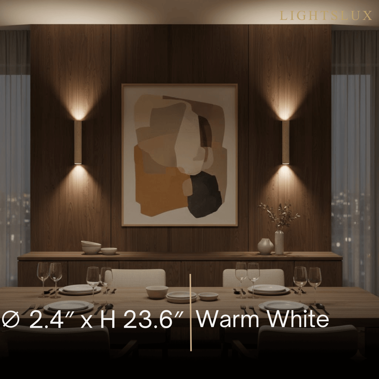 Minimalist Travertine Wall Lamp
