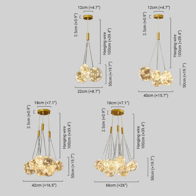 Nebula Designer Bubble Pendant Light