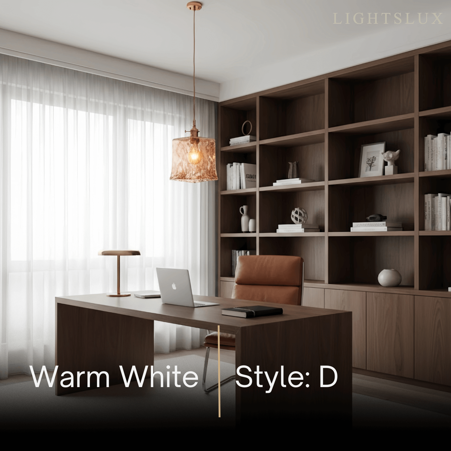 Vetro Retro Pendant Light – Amber Glass/Metal Fixture for Dining Room