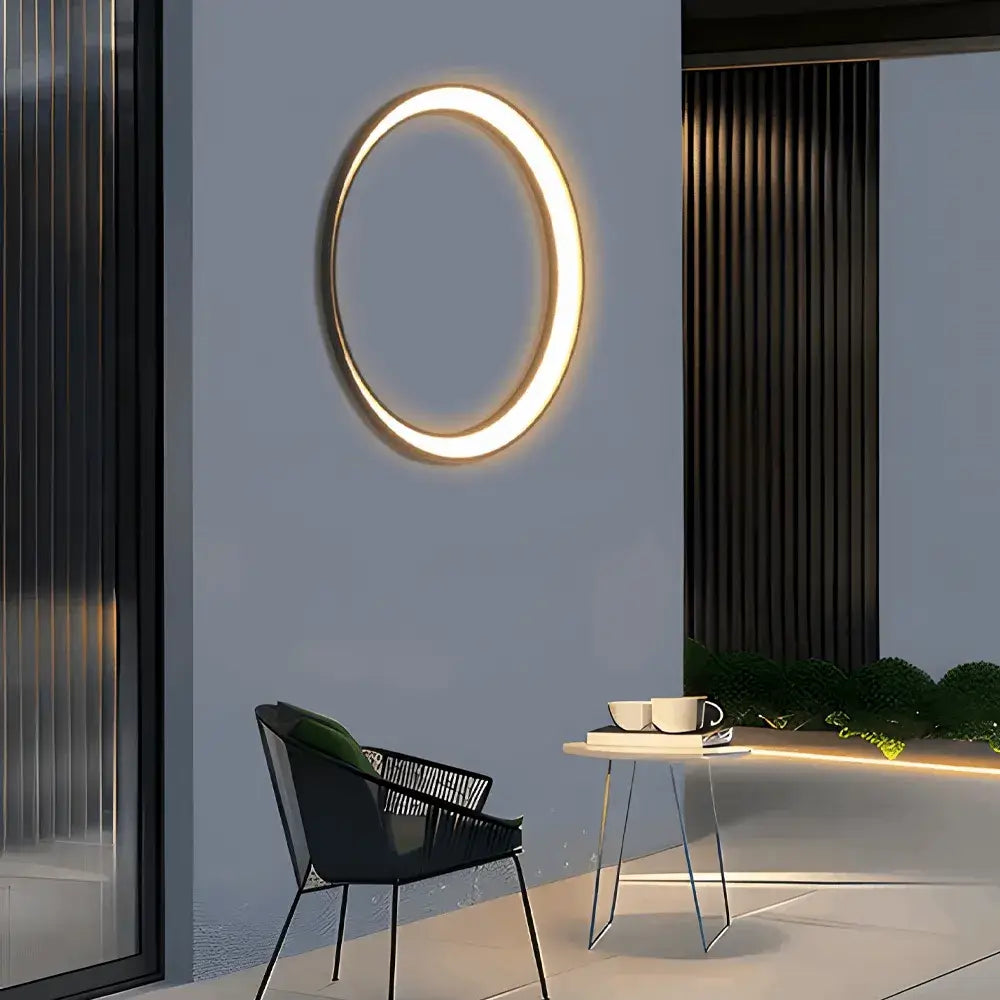  Outdoor Wall Lamp – Metal Light for Garden/Corridor