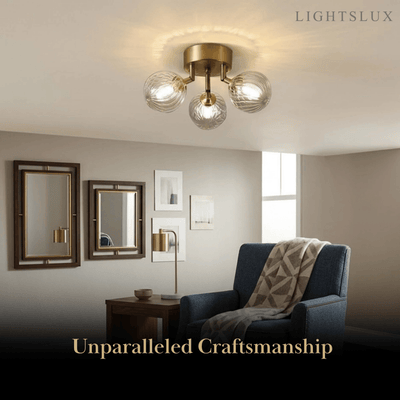 Modern_Ceiling_Light_-_Gold_Metal_Glass