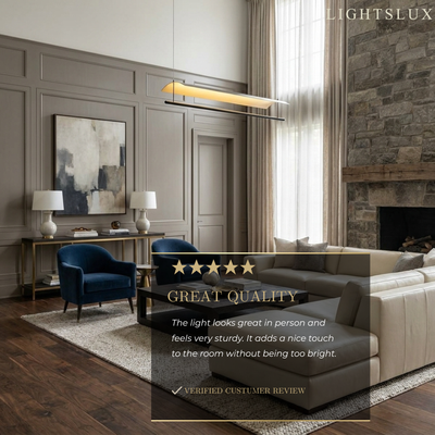 Arcato Minimalist Linear Pendant Light 