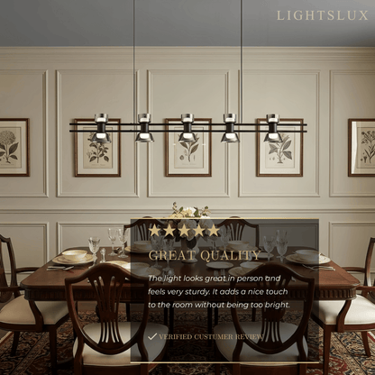 Modern_Pendant_Light_-_Black