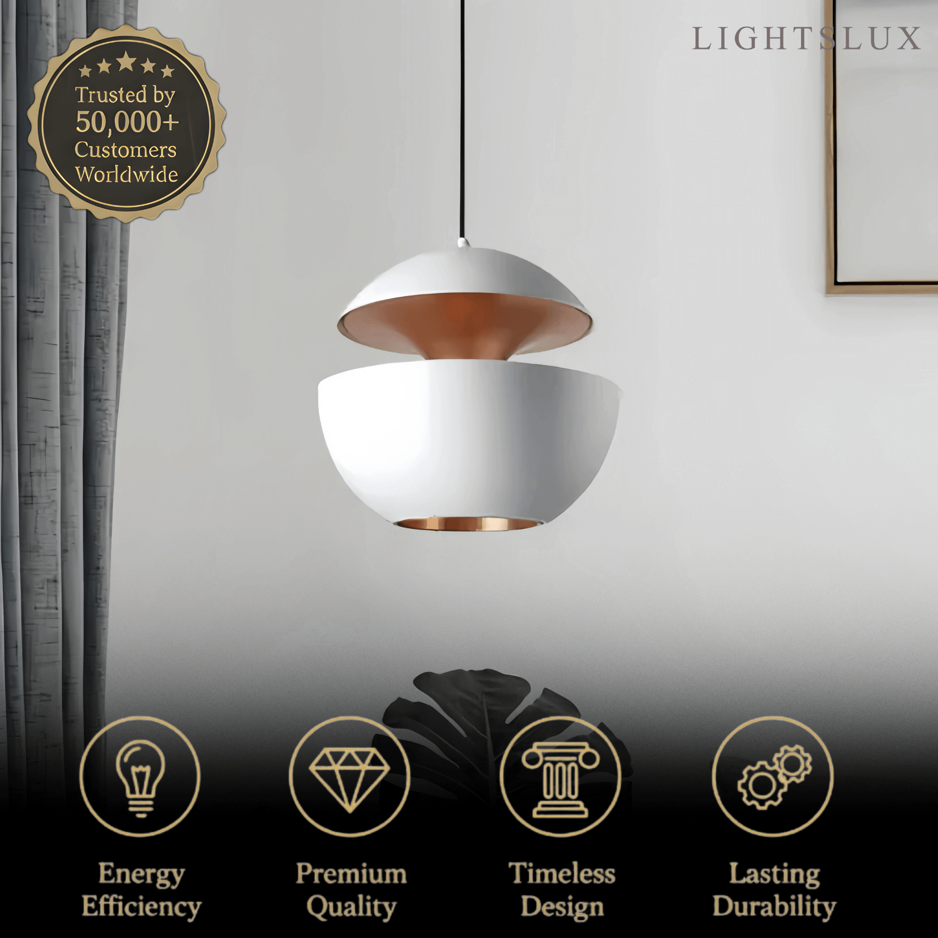Irondale Modern Globular Pendant Light 