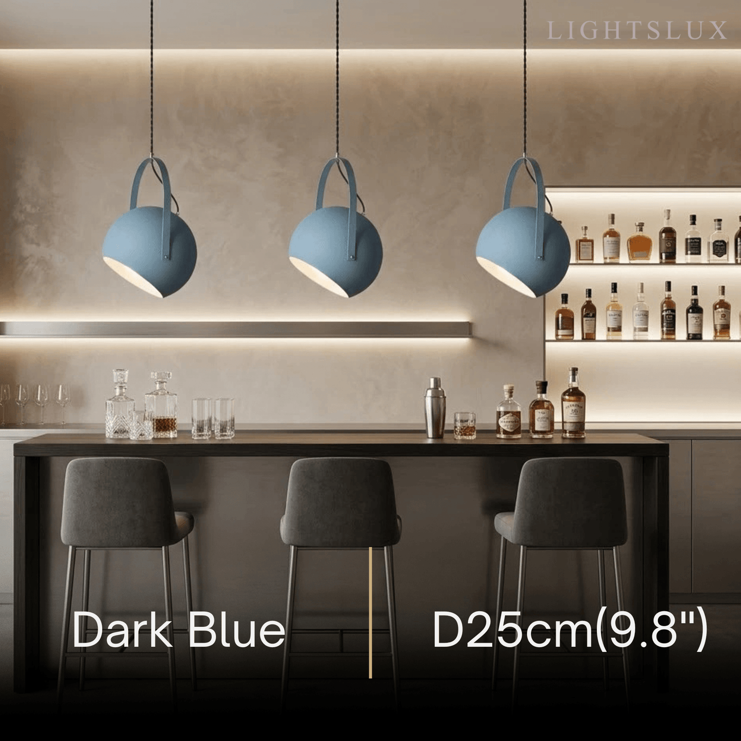 Morandia Nordic Art Deco Pendant Light — 5-Color Metal for Bedroom