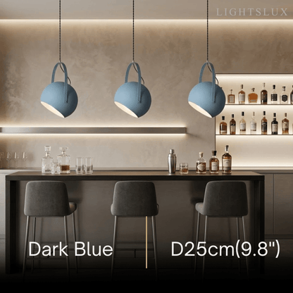 Morandia Nordic Art Deco Pendant Light — 5-Color Metal for Bedroom