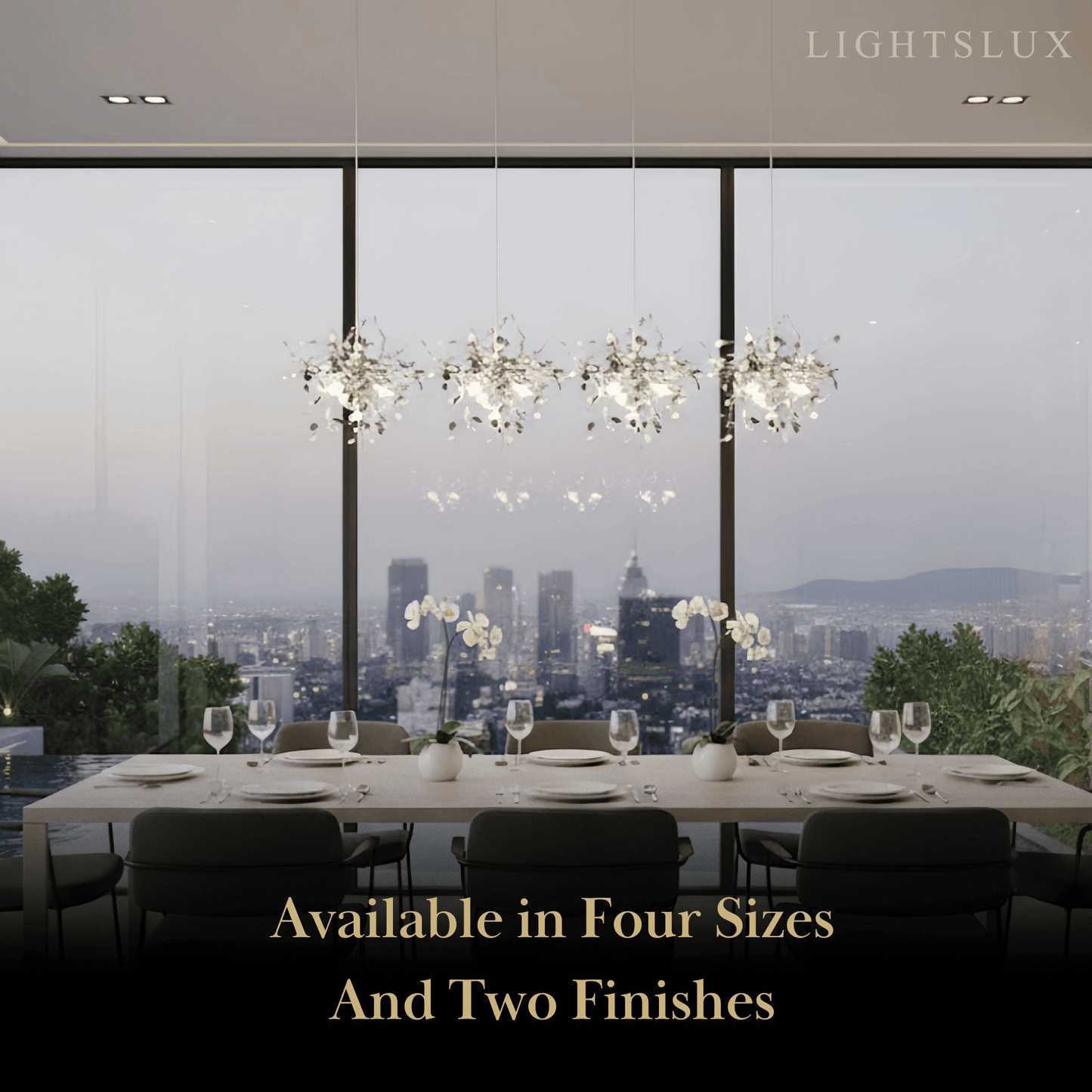 Excelis Art Deco Cluster Chandelier