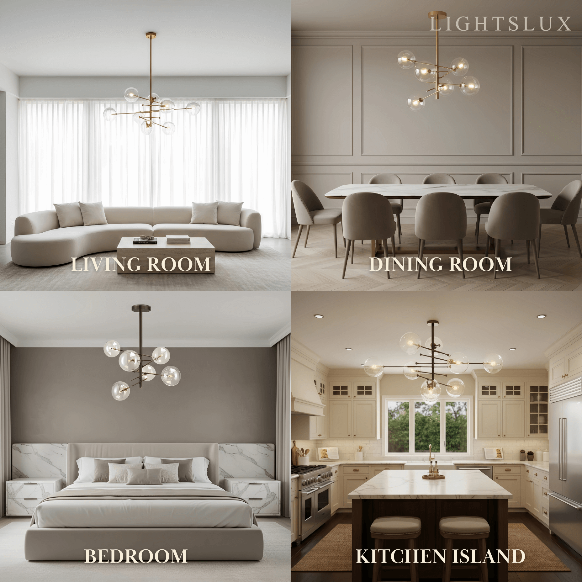 Nebula Royal Branch Glass Chandelier
