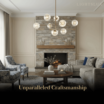 Nebula Royal Branch Glass Chandelier