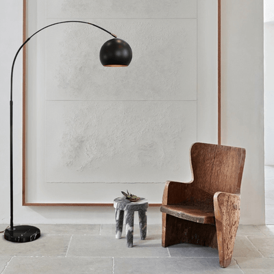 Nordic Floor Lamp - Metal in Black/Blue/Gold/Pink