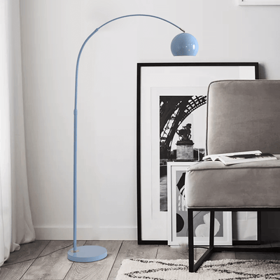 Nordic Floor Lamp - Metal in Black/Blue/Gold/Pink