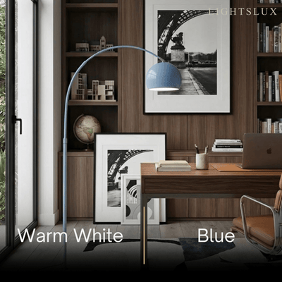Nordic Floor Lamp - Metal in Black/Blue/Gold/Pink