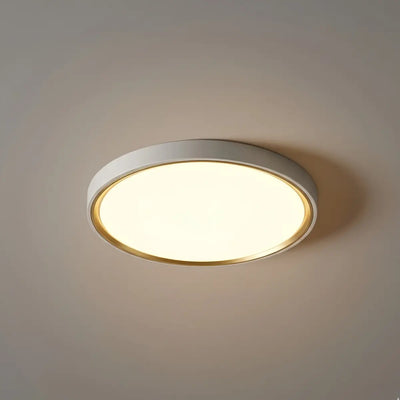 Embrace Modern Gray Ceiling Light – Metal Frame Square/Round for Bedroom