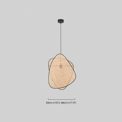 Pendant Light — Rattan & Willow Weave Dimensions