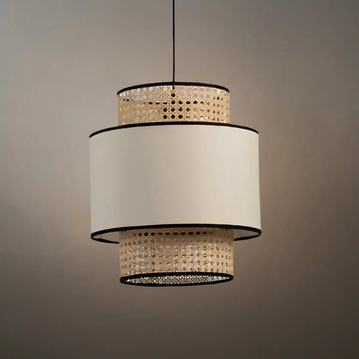 Farmhouse  Pendant Light - Fabric