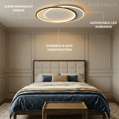 Ceiling Light – Metal & Acrylic Geometric Design