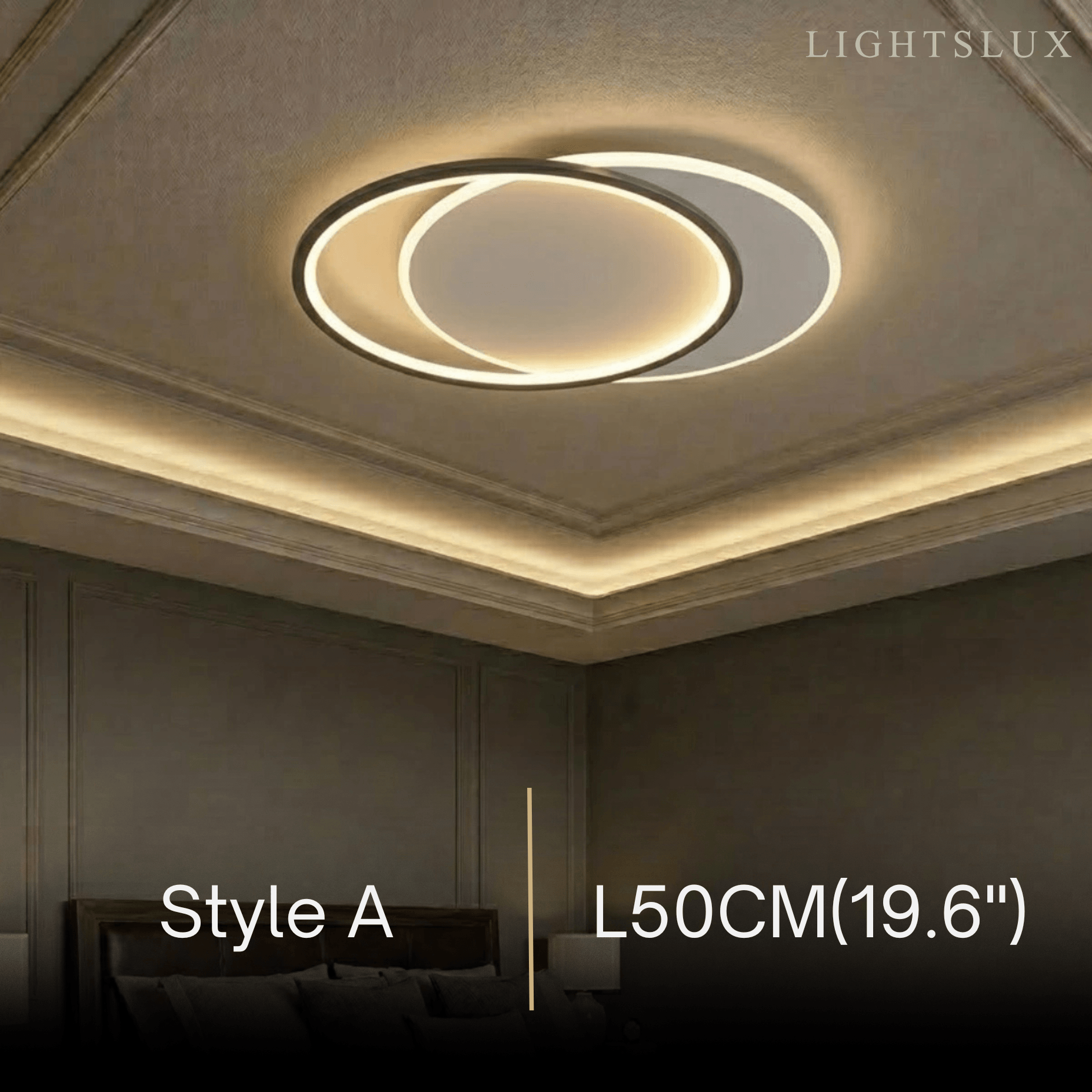 Ceiling Light – Metal & Acrylic Geometric Design