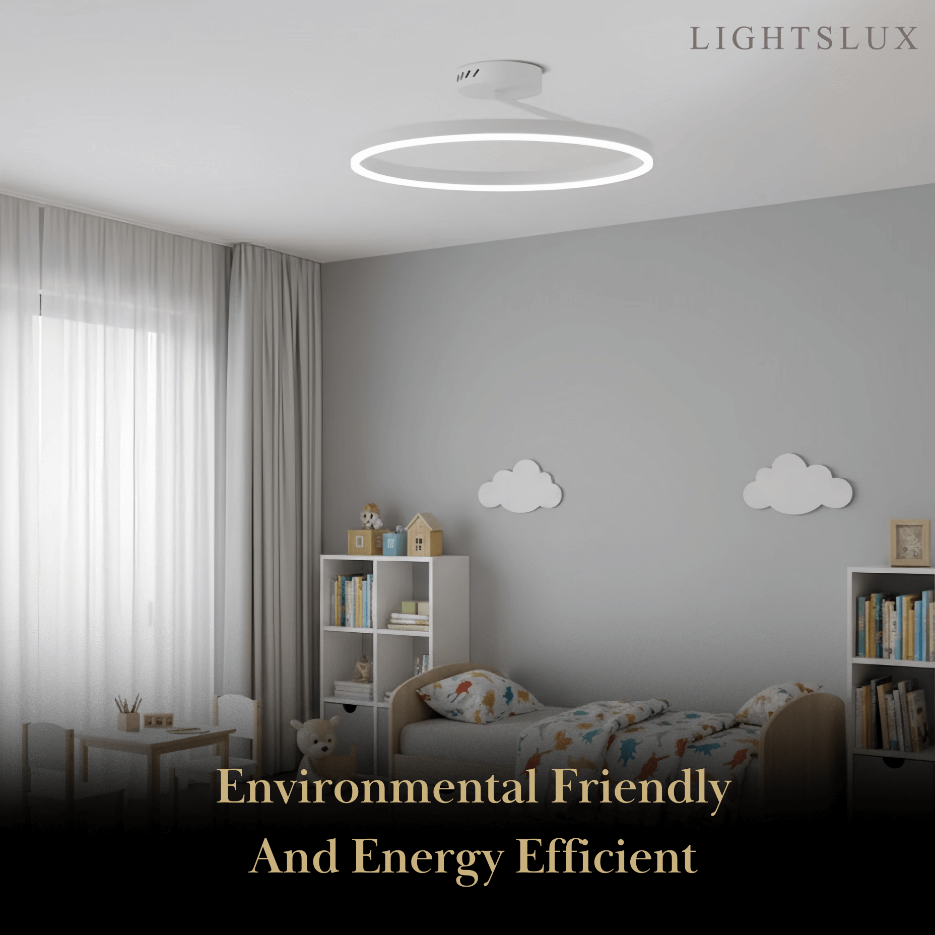 Embrace Modern Circular Flush Mount Ceiling Light