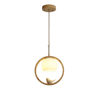 Zenno Modern Wood Pendant Light 