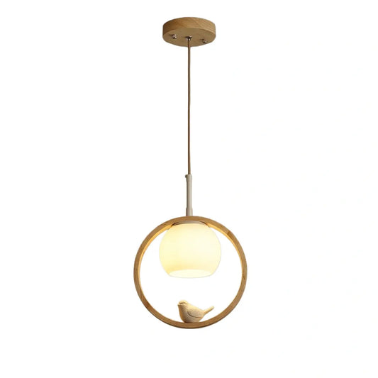 Zenno Modern Wood Pendant Light 